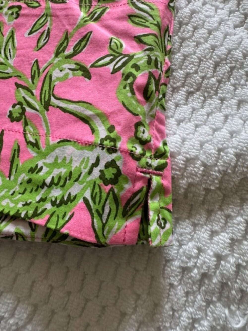 Lilly Pulitzer Alista Stretch Shorts Animal Print w/ Pockets Rousseau Pink Sz M - Picture 4 of 8